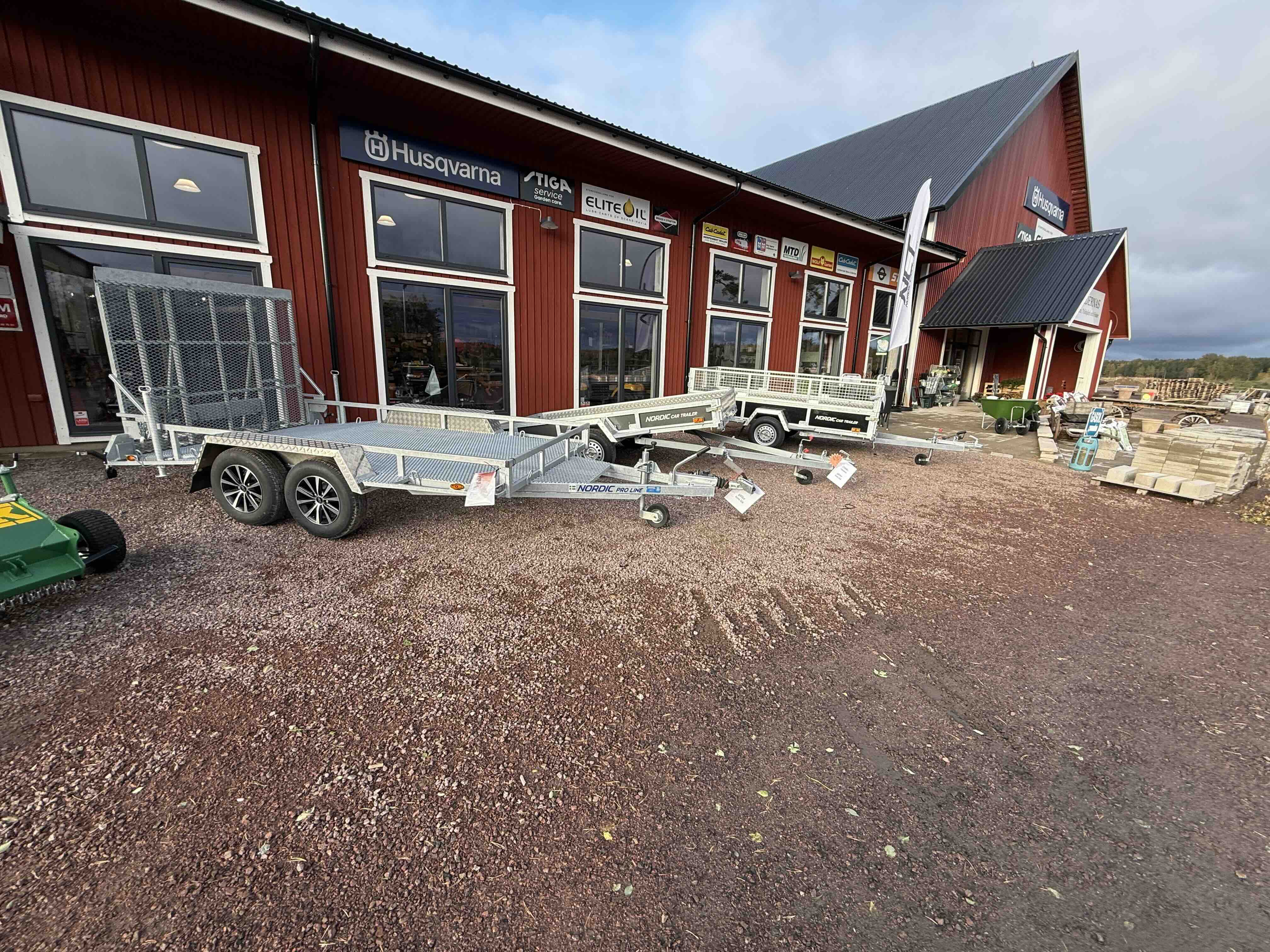 Serviceverkstad i arbete