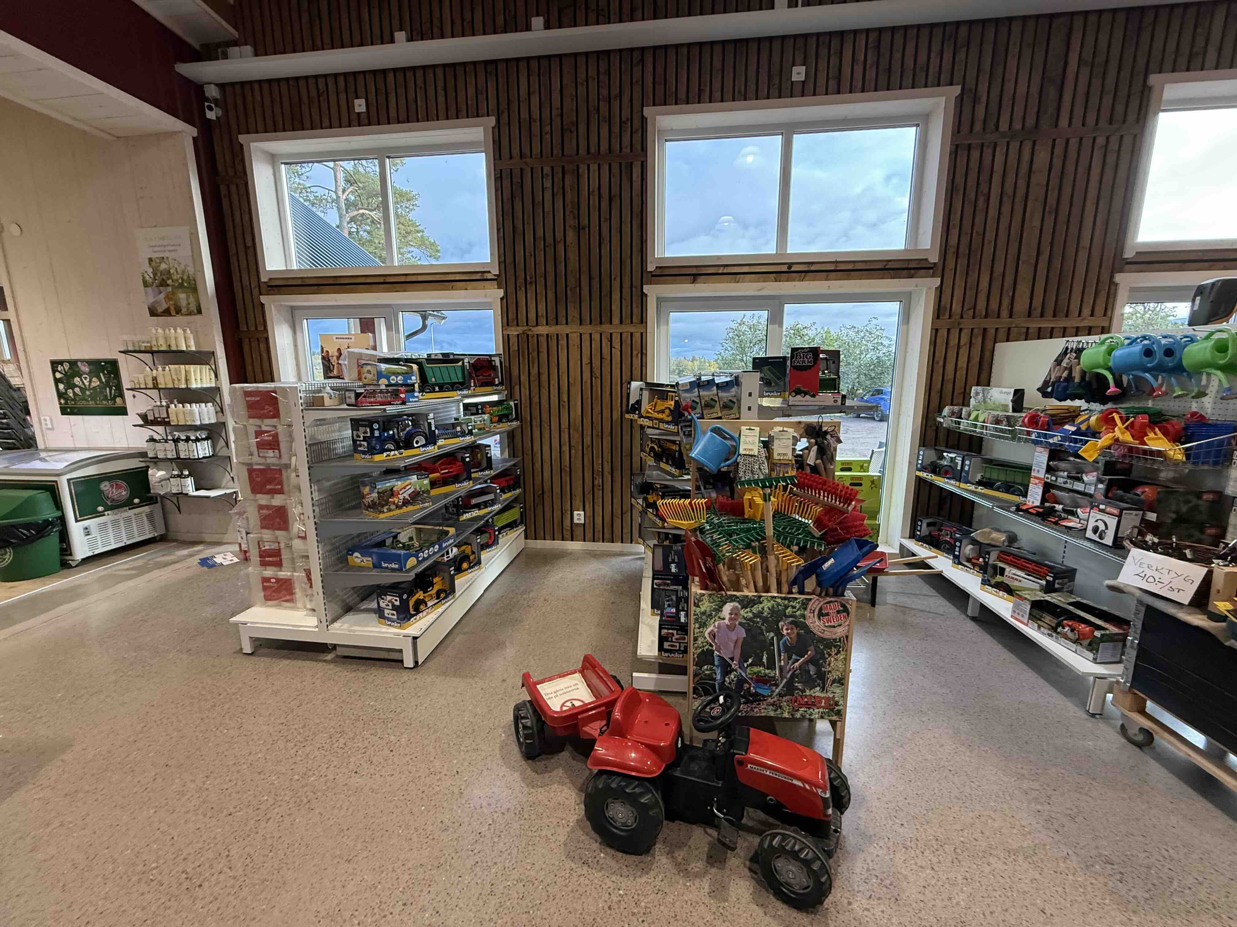 Serviceverkstad i arbete